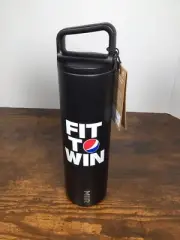 MiiR 20oz Wide Mouth Stainless Soda Stream Professional Black Water Bottle Pepsi