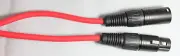 2m/6.56ft Red Star Quad Balanced microphone cable - XLR-M to XLR-F