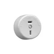 Clipsal Surface Socket 2Pin Polar Flat 32V 15A - 402/32-WE