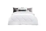 Super King Size Bedding Microfibre Bamboo Quilt Doona Duvet Blanket 400GSM White