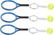 VANZACK Tennis Keychains Lifelike Tennis Shape Keychain Pendants for Bags Keys Adorable Keepsakes Ornaments