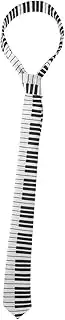 [CALLARON] Stylish Keyboard Print Necktie for Men and Women Unique Funny Print Tie for Business Weddings and Formal Occasions Comfortable Satin Design