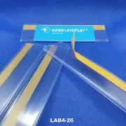 Clear Flat Shelf Data Strip with Adhesive Backing 26mm Height Pack 50