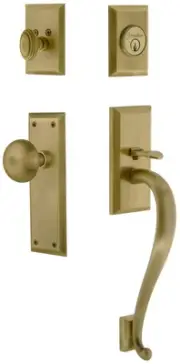 Grandeur FAVFAV_ESET_238_SG Fifth Avenue Solid Brass Rose Keyed - Brass