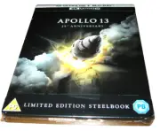 Apollo 13 - 25th Anniversary - New 4K Ultra HD Blu-Ray - Steelbook Edition