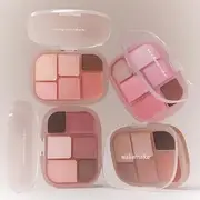 WAKEMAKE - Soft Sheer Multi Palette - 9 Types #05 Pink Flair