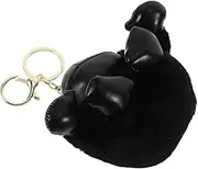 PRETYZOOM 1Pc Cute Gorilla Plush Keychain Soft Stuffed Keychain Pendant for Backpacks Unique Monkey Keychain Accessory Plush Decor Keyring