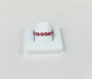 925 Silver Lucky Evil Eye Ring For Women Size #8 Anillo Plata 925 Ojos