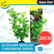 Aqua One Ecoscape Cardamine Green Plastic Plant 20cm - Med (28390)