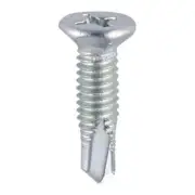 Timco - Window Fabrication Screws - Countersunk Facet - Zinc M4x13-1000 Pcs