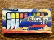 Daler-Rowney Georgian Oil Colour Introduction Set (10 x 22ml) New
