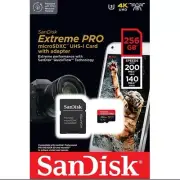 Micro SD Extreme Pro SanDisk 256GB SD Memory Card 4K A2 200MB/s