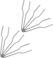 SOLUSTRE 6pcs Pyrograph Pen Tip Pyrography Wire Tips Pyrography Machine Tip Pyrography Tips Burning Tip Pyrography Wood Burning Pyrography Pen Tips Silver Nickel Soldering Alloy