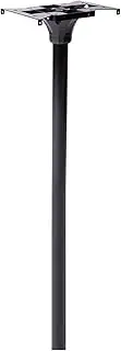 Architectural Mailboxes Coolidge Galvanized Steel Mailbox Post, Compatibility Code F, 7511B-10, Black