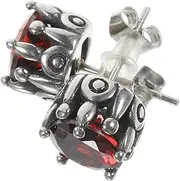[LIFKOME] Men's Earring Set Stainless Steel Earring Studs Punk Earring for Men Fashion Jewelry Zirconia