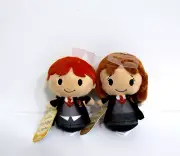 Hallmark itty bittys Hermione Granger & Ron Weasley Plush 5" NWT