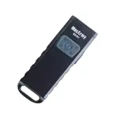 SGN1 Zinc Mini USB Rechargeable Keychain EDC Flashlight, Black, Mecarmy