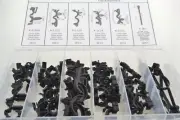 54 Pcs Car Body Wiring Harness Fastener Routing Clips Convoluted Assortment Kit (for: Fiat)