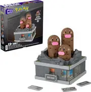 Mega Pokemon Action Figure Building Set, Mini Motion Dugtrio