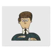 2 x 'Handsome Businessman' Lens Cleaning Cloths (LC00022989)
