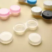 10Pcs Contact Lens L+R Cases Storage Holder Soaking Container Travel Accessar CR
