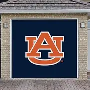 Auburn Tigers 7' x 8' College Sports Printed Garage Door Banner - NCAA Licensed - Tension Polyester - School Banner