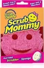 Scrub Daddy Scrub Mommy Dual Sided Scrubber + Sponge, Pink