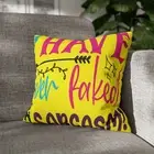 CUSHION COVER PILLOW CASE|FUNNY SARCASTIC JOKE QUOTES #1