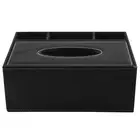 PU Tissue Box Remote Control Holder Multifunctional Desktop Organizer9287