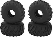 1.0in Wheel Rubber Tires RC Rubber Tires Better Grip Anti Slip Wear Resistant Shock Absorption for AXIAL SCX24 1/24 RC Crawler