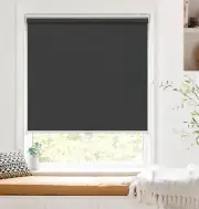 Blackout Roller Shades, 22'' W X 72'' H, Roll up Pull down for Windows