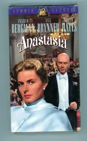Anastasia, Movie, Ingrid Bergman, VHS, New, Sealed, color, Yul Brynner
