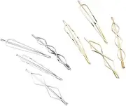 FOMIYES Daily Use Women Hair Clip Set 8pcs Geometric Hairpin Stylish Hair Pin Accessories