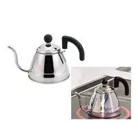 在飛比找蝦皮購物優惠-[預購]日本 和平 手沖 咖啡 壺1.0L 不鏽鋼茶壺 可電