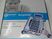 Geemarc AMPLI600 Emergency Response Amplified Loud Phone 2 Alarms Big Numbers