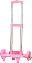 Backpack Trolley, Aluminium Hand Cart,Luggage Carts,Adjustable Trolley,Backpacks Tumbrel with Wheels,Detachable Pushcart,for School Bags,Pet Bag