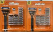 Gillette Fusion 5 Razor Blades 36 Cartridge Only Factory Sealed pack NO HANDLE