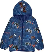 [Caihoyu] Big Girls Jackets With Sherpa Lining Toddler Boy Zip Up Jacket Toddler Girl Clothing