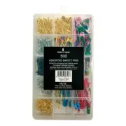 NEW Austyle Company Limited Timber & Thread Safety Pin Box 500 Pack By Spotlight