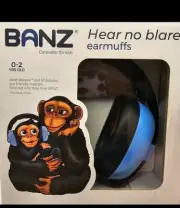 Baby Banz Infant BLUE Hearing Protection Earmuffs Headphones NIB