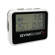 Gymboss Plus Interval Timer and Stopwatch White/Black Hardcoat