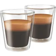 2pc Breville 100ml The Espresso Duo Glasses Borosilicate Heat Resistant Clear