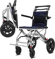 Rolling Walkers Self-propelled Wheelchair Handicapped Wheel Chair Lightweight Folding for Seniors Handicapped Transport Wheelchair Self-Propelled Wheelchair