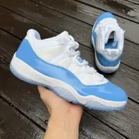 在飛比找蝦皮購物優惠-AJ11 北卡藍 低幫男女同款休閒運動籃球鞋 40-46