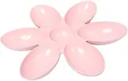 DECOMELODY 1Pc Shaped Water Bowl Pink Pet Feeding Container for Dogs Cats Unique Design for Food Water Easy to Clean Non Tipping Base Space Saving Pet Supplies