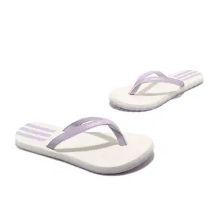 adidas 涼拖鞋 Eezay Flip Flop 白 紫 女鞋 人字拖 夾腳拖 涼鞋【ACS】 EG2037