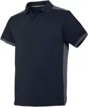 Snickers 27159558004 Size Small "All Round Work" Polo Shirt - Navy Blue/Steel G