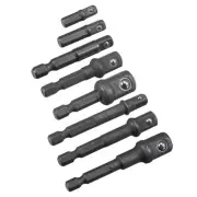 Impact Grade Socket Adapter Set 1/4" Hex Shank 1/4", 3/8" and 1/2" Drive