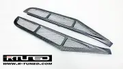 Ferrari 458 Italia F458 Carbon Fiber Rear Window Louvers Coupe