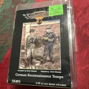 Warriors 35491 1/35 Scale WWII German Reconnaissance Troops 2 Resin Figure Set